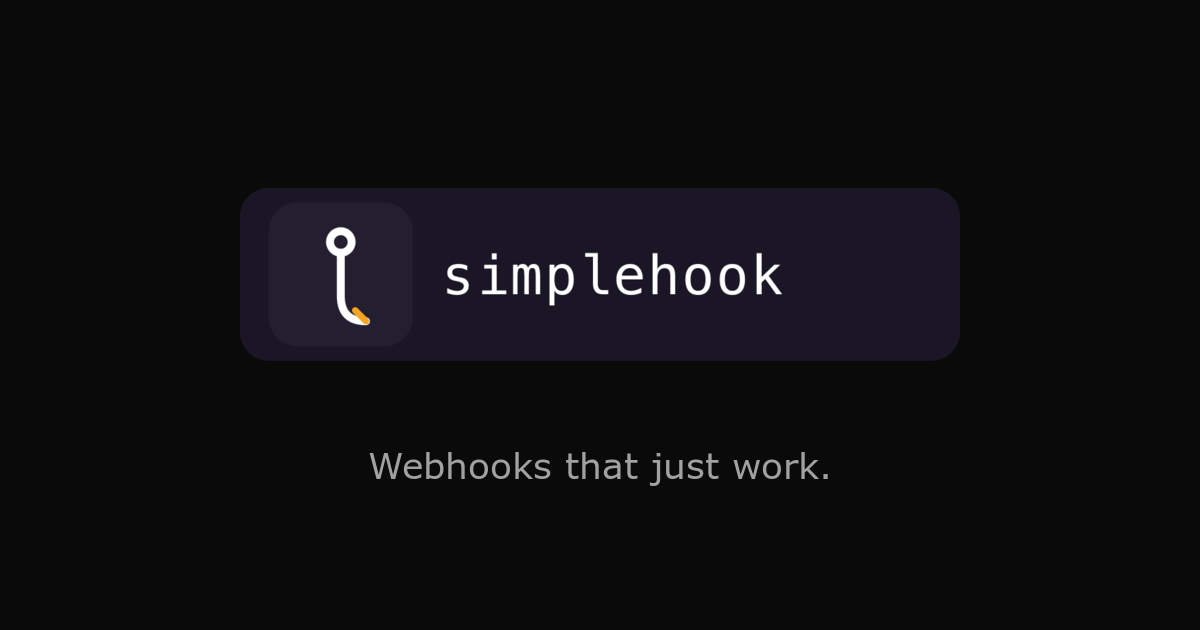 simplehook.dev image